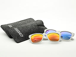 RAYS RAYS OFFICIAL GOODS GRAMLIGHTS SUNGLASSES (FRAME) WHITE X (LENS) ORANGE 7409