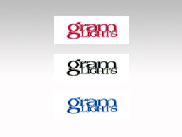 RAYS GRAMLIGHTS MAINTENANCE STICKER GRAMLIGHTS LOGO STICKER (WIDTH 75MM) BLUE FOR  7415-23