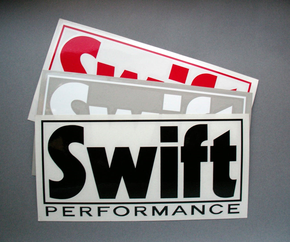 SWIFT TOHATSU SPRINGS STICKER 180x90mm WHITE