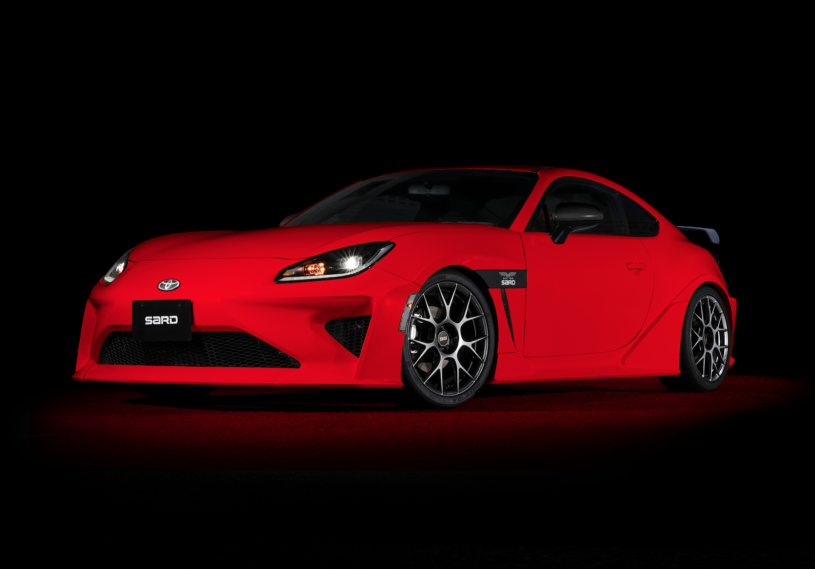 SARD GT1 PERFORMANCE AERO FULL KIT RED FOR TOYOTA GR86 ZN8 81102