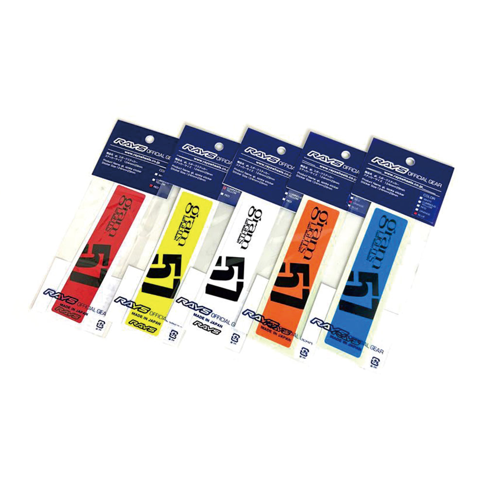 RAYS No.8 GRAMLIGHTS SPOKE STICKER 2PC/BLUE FOR  74040210001BL