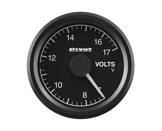 PIVOT GT GAUGE-52 VOLTMETER GAUGE GREEN LIGHT GSV-5G