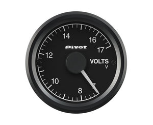 PIVOT GT GAUGE-52 VOLTMETER GAUGE GREEN LIGHT GSV-5G