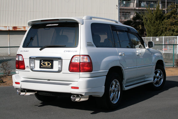 GANADOR PBS POLISHED EXHAUST FOR TOYOTA LAND CRUISER 100 GASOLINE GH-UZJ100W GF-UZJ100WFITTEDPOSSIBLE 2UZ-FE 4.700CC GVE-001PO