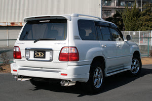 GANADOR PBS POLISHED EXHAUST FOR TOYOTA LAND CRUISER 100 GASOLINE GH-UZJ100W GF-UZJ100WFITTEDPOSSIBLE 2UZ-FE 4.700CC GVE-001PO