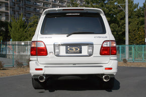 GANADOR PBS POLISHED EXHAUST FOR TOYOTA LAND CRUISER 100 GASOLINE GH-UZJ100W GF-UZJ100WFITTEDPOSSIBLE 2UZ-FE 4.700CC GVE-001PO