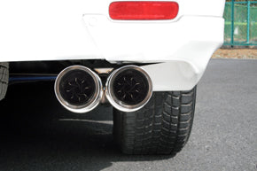 GANADOR PBS-S POLISHED EXHAUST FOR TOYOTA LAND CRUISER 100 GASOLINE GH-UZJ100W GF-UZJ100WFITTEDPOSSIBLE 2UZ-FE 4.700CC GVE-002PO