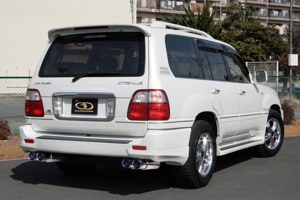 GANADOR PBS BLUE EXHAUST FOR TOYOTA LAND CRUISER 100 GASOLINE GH-UZJ100W GF-UZJ100WFITTEDPOSSIBLE 2UZ-FE 4.700CC GVE-002BL