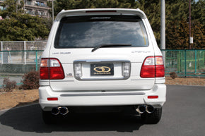 GANADOR PBS BLUE EXHAUST FOR TOYOTA LAND CRUISER 100 GASOLINE GH-UZJ100W GF-UZJ100WFITTEDPOSSIBLE 2UZ-FE 4.700CC GVE-002BL