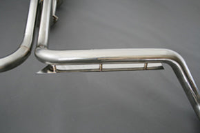 GANADOR MUFFLER BLUE EXHAUST FOR TOYOTA LAND CRUISER 200 UZJ200W MODELLISTA 2UZ-FE 4.700CC GVE-003BL