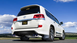 GANADOR VERTEX 4WD SUV BLUE EXHAUST FOR TOYOTA LAND CRUISER 200 URJ202W 1UR-FE 4,608CC GVE-026ABL