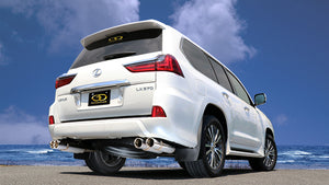 GANADOR VERTEX 4WD SUV POLISHED EXHAUST FOR LEXUS LX570 URJ201W MODELLISTA 3UR-FE 5,662CC GVE-036PO