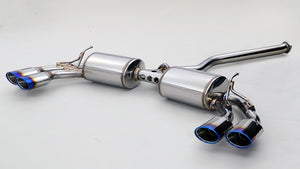 GANADOR VERTEX 4WD SUV BLUE EXHAUST FOR TOYOTA HARRIER AXUP85 AXUH80 2WD AXUH85 MODELLISTA A25A-FXS 2,487CC GVE-049MBL