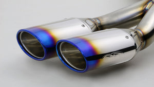 GANADOR VERTEX 4WD SUV TITANIUM BLUE EXHAUST FOR MITSUBISHI DELICA D5 CV1W 4N14 2,267CC DIESEL TURBO GVS-065TBL
