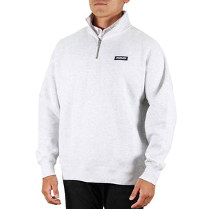 RAYS No.13 RAYS HALF ZIP SWEATER 23A SIZE L LIGHT GRAY 7409030020029