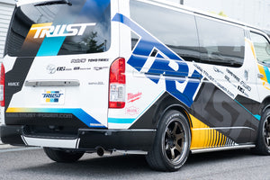 GREDDY XROSS EXHAUST S-STYLE 60MM-90 REAR PIECE REPLACEMENT FOR TOYOTA HIACE REGIUSACE GDH201V 1GD-FTV 10113909