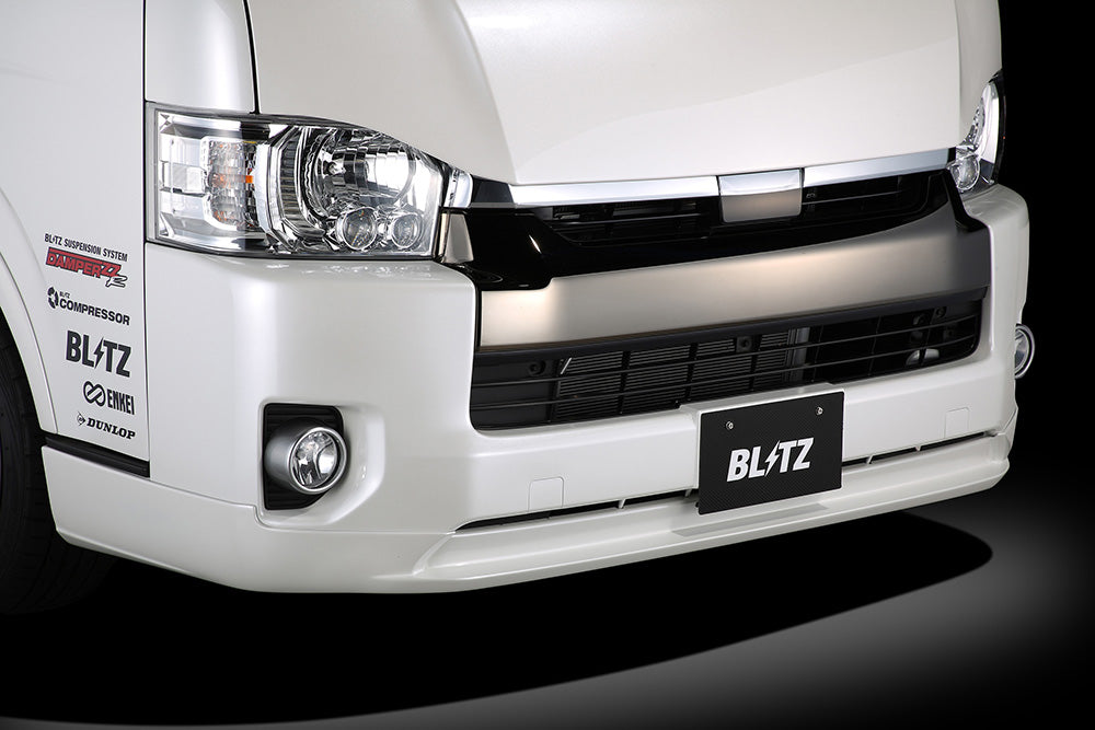 BLITZ FRONT LIP SPOILER URETHANE UNPAINTED FOR TOYOTA HIACE TRH21 KDH21 1TR-FE 1KD-FE 60372