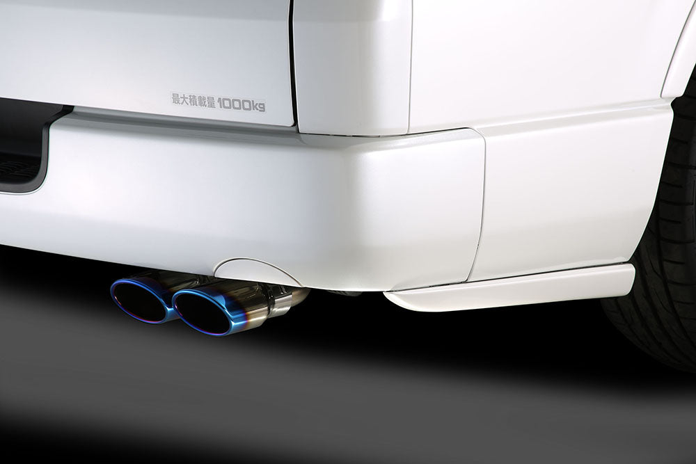 BLITZ REAR SIDE PROTECTOR FRP UNPAINTED FOR TOYOTA HIACE TRH21 KDH21 1TR-FE 1KD-FE 60374