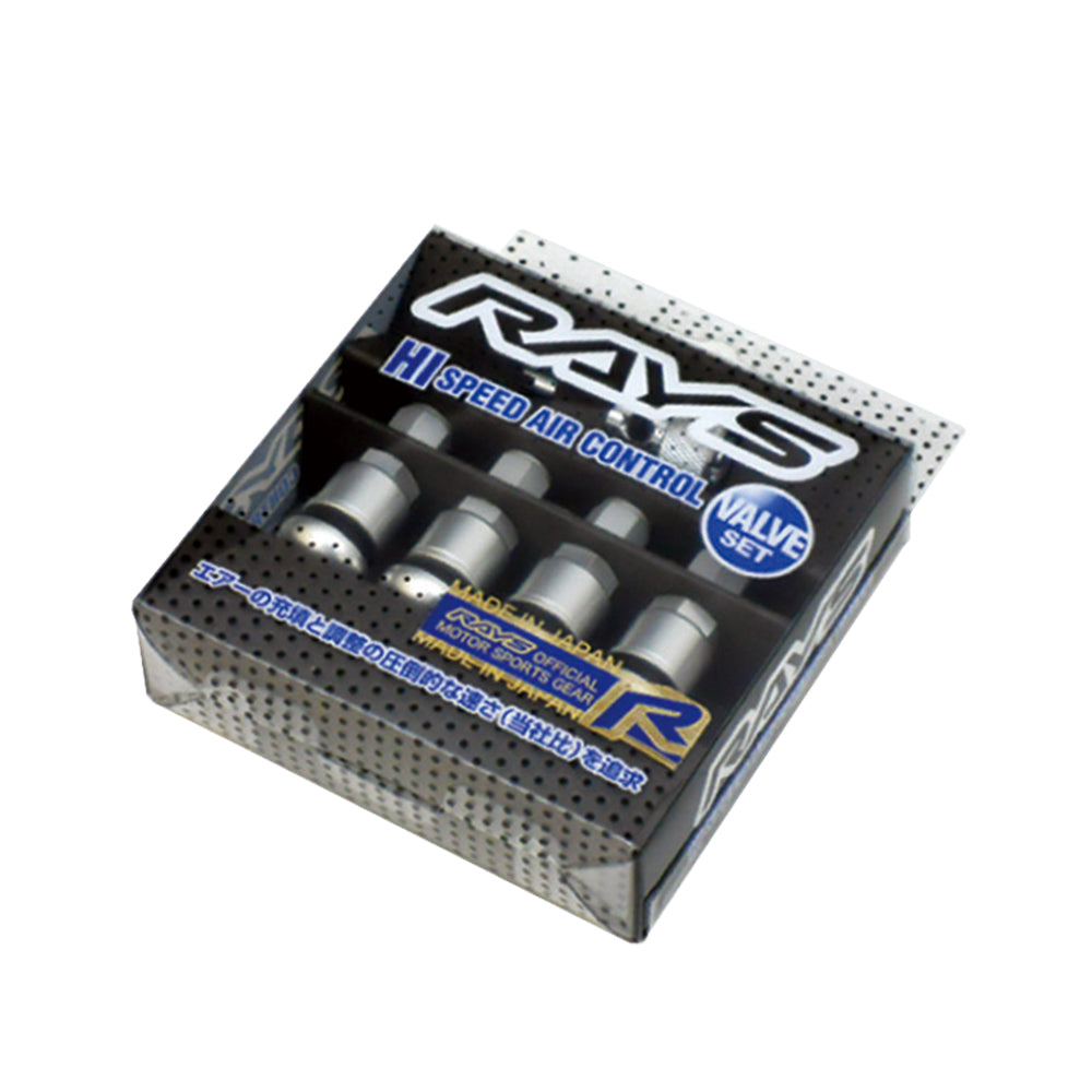 RAYS HI-SPEED AIR CONTROL VALVE 4PC BLACK 74151000000BK
