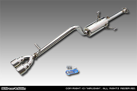 WIRUS WIN TWIN MUFFLER WITH SMART ASSIST FOR DAIHATSU HIJET 3BD-S500P 3BD-S510P WIRUS-WIN-00079