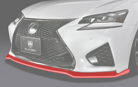 K'SPEC SILKBLAZE GLANZEN FRONT LIP SPOILER CARBON CLEAR COAT FOR LEXUS GS-F URL10 GL-GSF-FSC