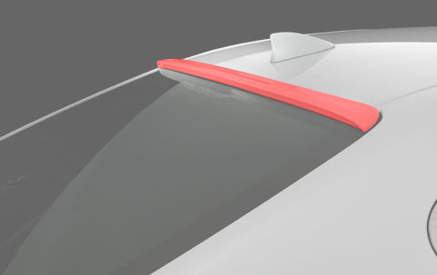 K'SPEC SILKBLAZE GLANZEN REAR SPOILER CARBON CLEAR COAT FOR LEXUS GS-F URL10 GL-GSF-RRC