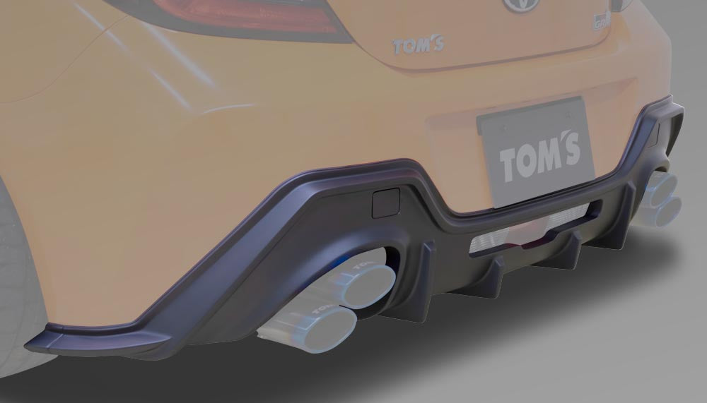 TOMS REAR UNDER DIFFUSER MATT BLACK FOR TOYOTA 86 ZN8 52159-TZN80-F