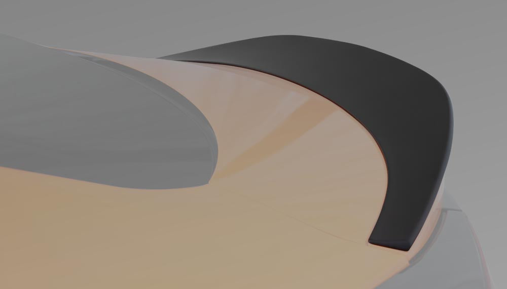 TOMS TRUNK LID SPOILER MATT BLACK FOR TOYOTA 86 ZN8 64440-TZN80-F