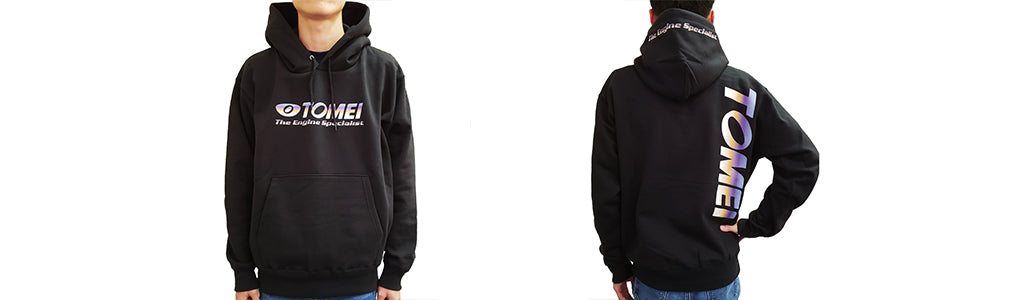 TOMEI PULLOVER HOODIE TITANIUM COLOR LOGO ON CHEST AND HOOD L 	795151