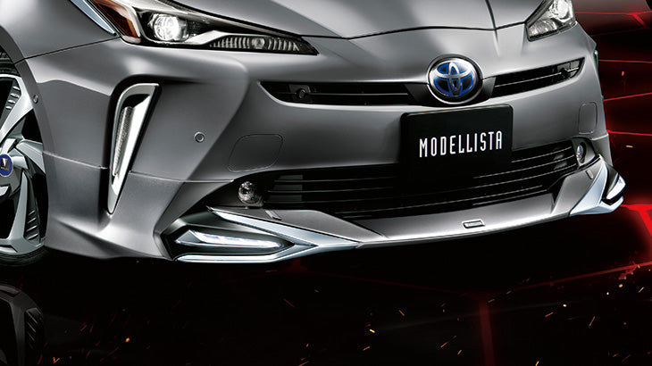MODELLISTA FRONT SPOILER ICON BLACK PEARL FOR TOYOYA PRIUS ZVW51 D2531-59510-C1