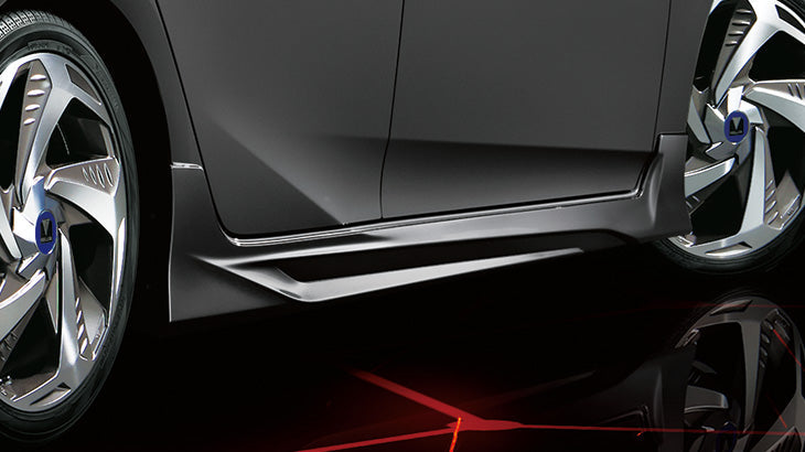MODELLISTA SIDE SKIRT ICON BLACK PEARL FOR TOYOYA PRIUS ZVW51 D2611-50110-C1