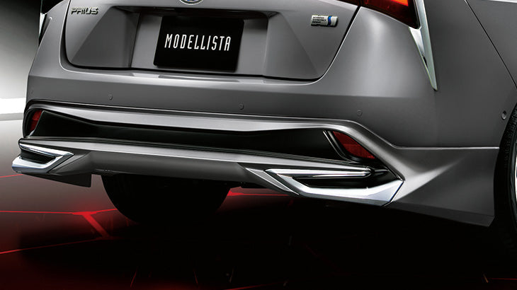 MODELLISTA REAR SKIRT ICONIC BLACK MICA FOR TOYOYA PRIUS ZVW51 D2641-59510-C0