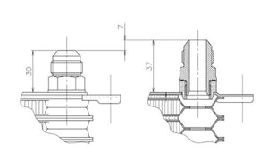 GREDDY OIL COOLER CORE 12 STAGES AN8 L256XH163XW34 FOR  12004310