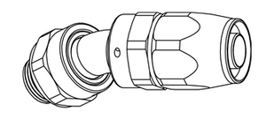 GREDDY DIRECT FITTING 90 DEGREE AN10 FOR 12402153
