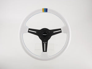 GREDDY SPORTS STEERING WHEEL, WHITE LEATHER STANDARD TYPE FOR  16600026