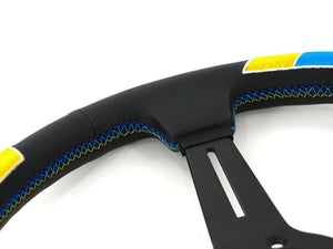 GREDDY SPORTS STEERING WHEEL LEATHER BIG LOGO EMBROIDERY STANDARD TYPE FOR  16600024