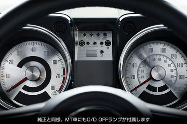 RETROACTIVE CLASSIC EDITION / BRIGHT SILVER - PREMIUM BLACK NEEDLE FOR SUZUKI JIMNY JB47 SIERRA 4TH GEN JL/MT 2024/04-2025/10 RETROACTIVE-00100