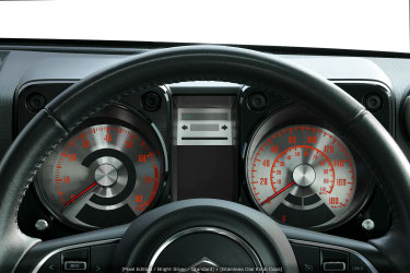 RETROACTIVE PIXEL EDITION / BRIGHT SILVER - PREMIUM SILVER NEEDLE FOR SUZUKI JIMNY JB64 3RD GEN WITH SSS 2022/07/2024/03 RETROACTIVE-00129