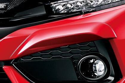 MUGEN Front Bumper Garnish Pearl Crystal Black  For CIVIC FK7 71200-XNCD-K0S0-CB