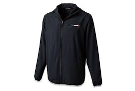 NISSAN POCKETABLE HOODIE JACKET BLACK L KWA0450RB3