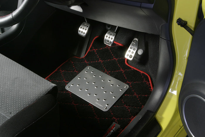 MONSTER SPORT ALUMINUM HEEL PLATE CLEAR 848100-0000M