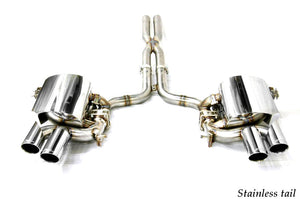 KREISSIEG CAT-BACK F1 SOUND VALVETRONIC EXHAUST SYSTEM TITANIUM FLOATING CURL TAIL SANDBLASTED KSG LOGO MARK FOR AT WITHOUT VARIABLE FUCTION FOR MASERATI GRAND TURISMO AT MGT-04-TITANIUM-GRANTURISMO-AT-NA