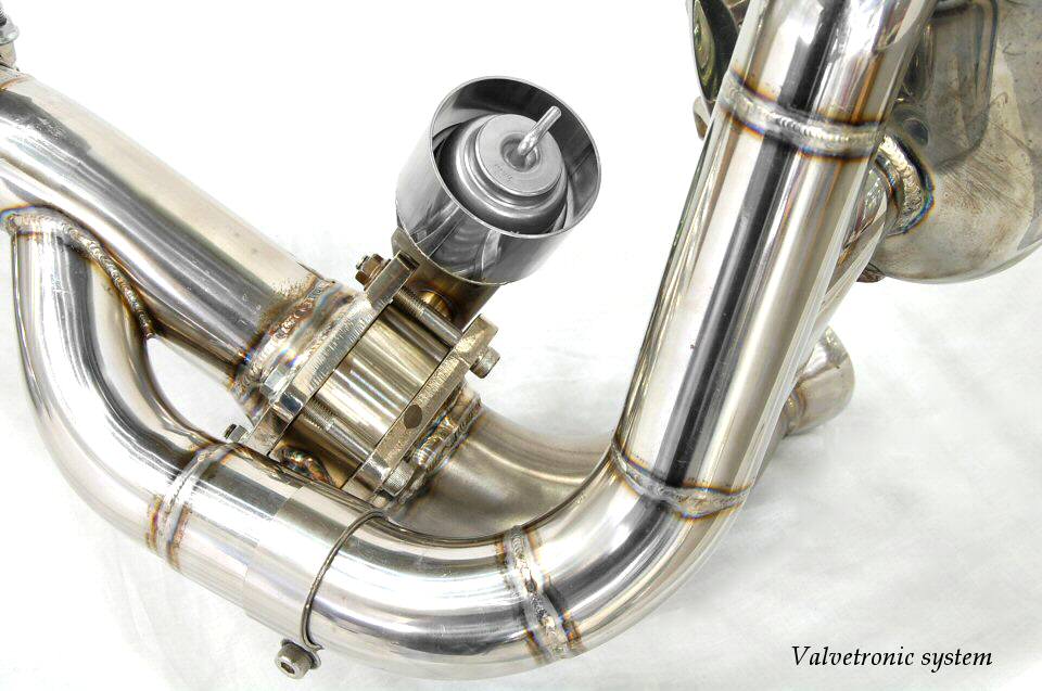 KREISSIEG FIRST CAT-BACK F1 SOUND VALVETRONIC EXHAUST SYSTEM STAINLESS STEEL BILLET FLOATING CURL TAIL SANDBLASTED KSG LOGO MARK FOR PORSCHE 997 GT3  P997GT3-01-STAINLESSBILLET