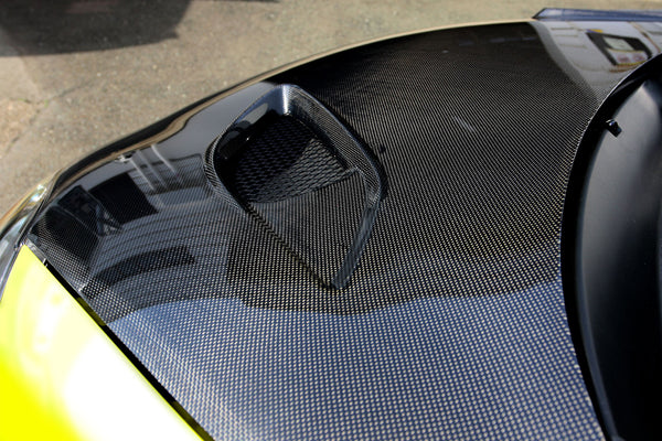 MONSTER SPORT AIR OUTLET ENGINE HOOD CARBON FOR SUZUKI SWIFT SPORTS ZC33S 8NQB13