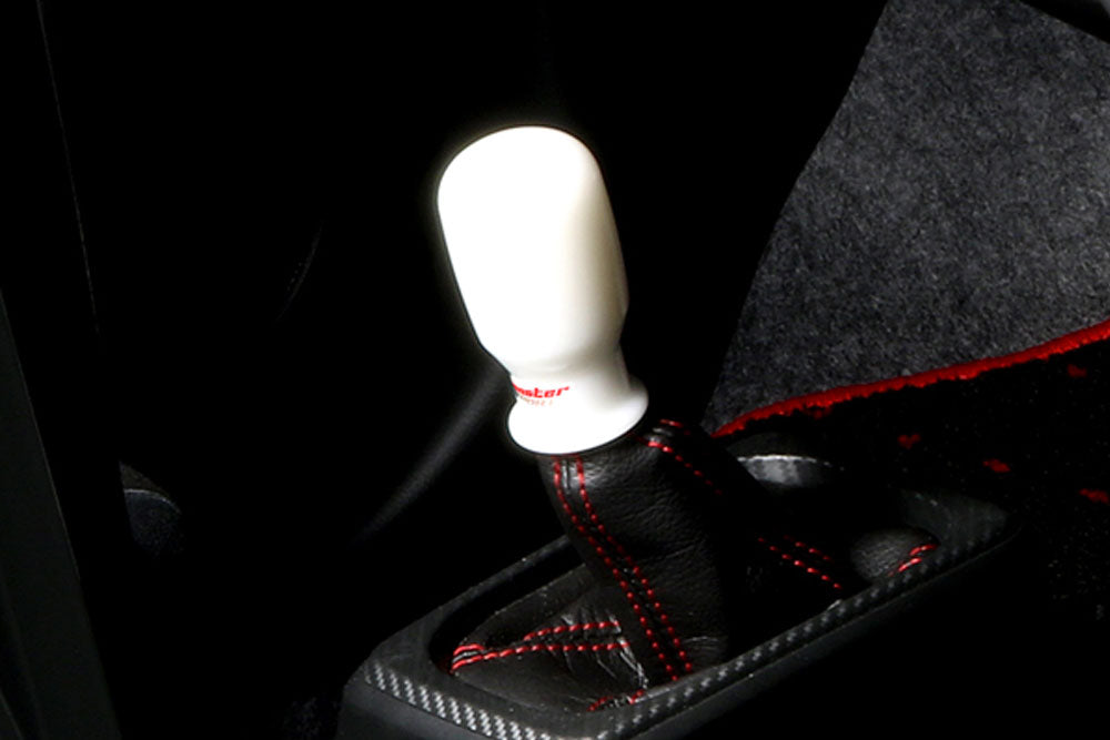 MONSTER SPORT SHIFT KNOB A TYPE (SPHERICAL) WHITE FOR SUZUKI ALTO WORKS HA36S 831116-7350M