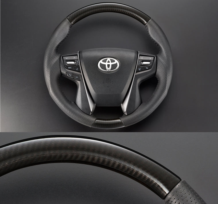 K'SPEC STEERING WHEEL WITH PADDLE SHIFT SET CARBON FOR TOYOTA VELLFIRE ALPHARD GGH AGH AYH3 SB-ST-212