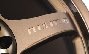 NISMO LM GT4 EVO ALUMINUM ROAD WHEEL MACHINING LOGO VERSION 19X10.0J +25 5X114.3 BRONZE ALUMITE 4030S-RS250-BR