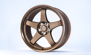NISMO LM GT4 ALUMINUM ROAD WHEEL MACHINING LOGO VERSION 18X9.0J +22 5X114.3 BRONZE (ANODIZED ALUMINUM) FOR NISSAN SKYLINE BNR32 4030S-RS110-BR