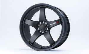 NISMO LM GT4 EVO ALUMINUM ROAD WHEEL MACHINING LOGO VERSION 19X10..J +25 5X114.3 MATT GUN BLACK 4030S-RS250-MG