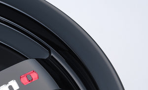 NISMO LM GT4 EVO ALUMINUM ROAD WHEEL MACHINING LOGO VERSION 19X9.5J +50 5X114.3 BLACK 4030S-RS240-BK